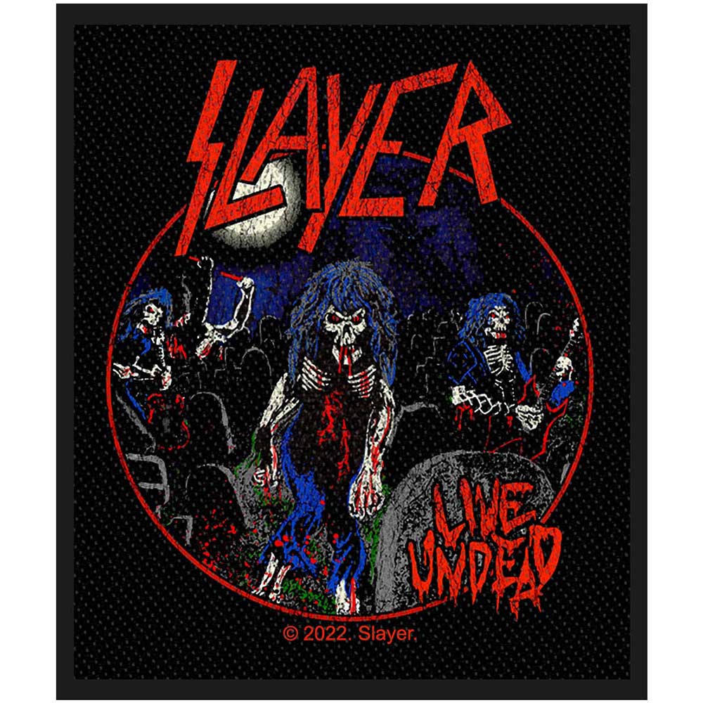 SLAYER 官方原版 Live Undead (Woven Patch)